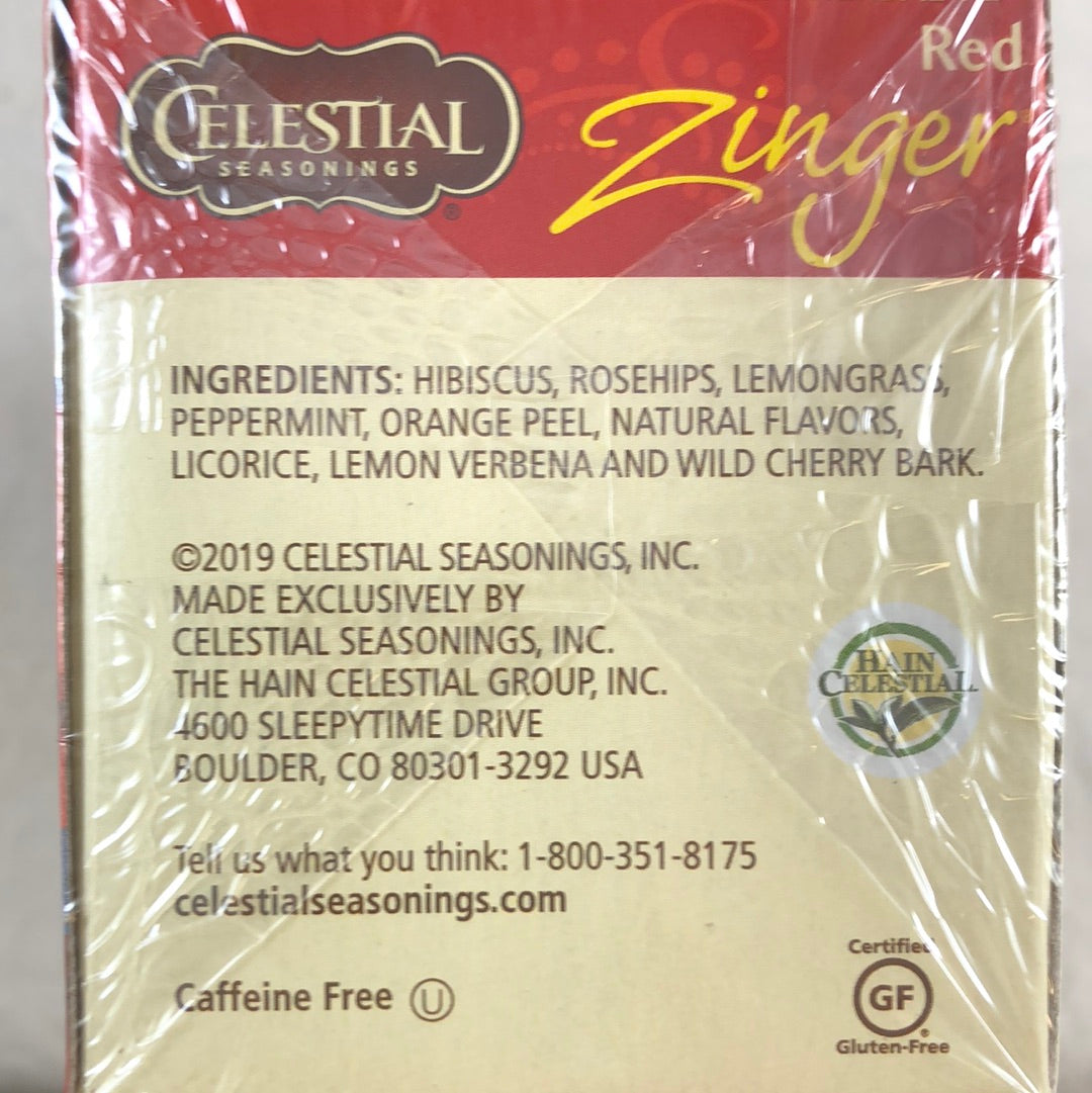 Celestial Seasonings Red Zinger, 20 ct. – Walnut Street Tea Co.