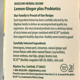 Bigelow Lemon Ginger 20 ct.