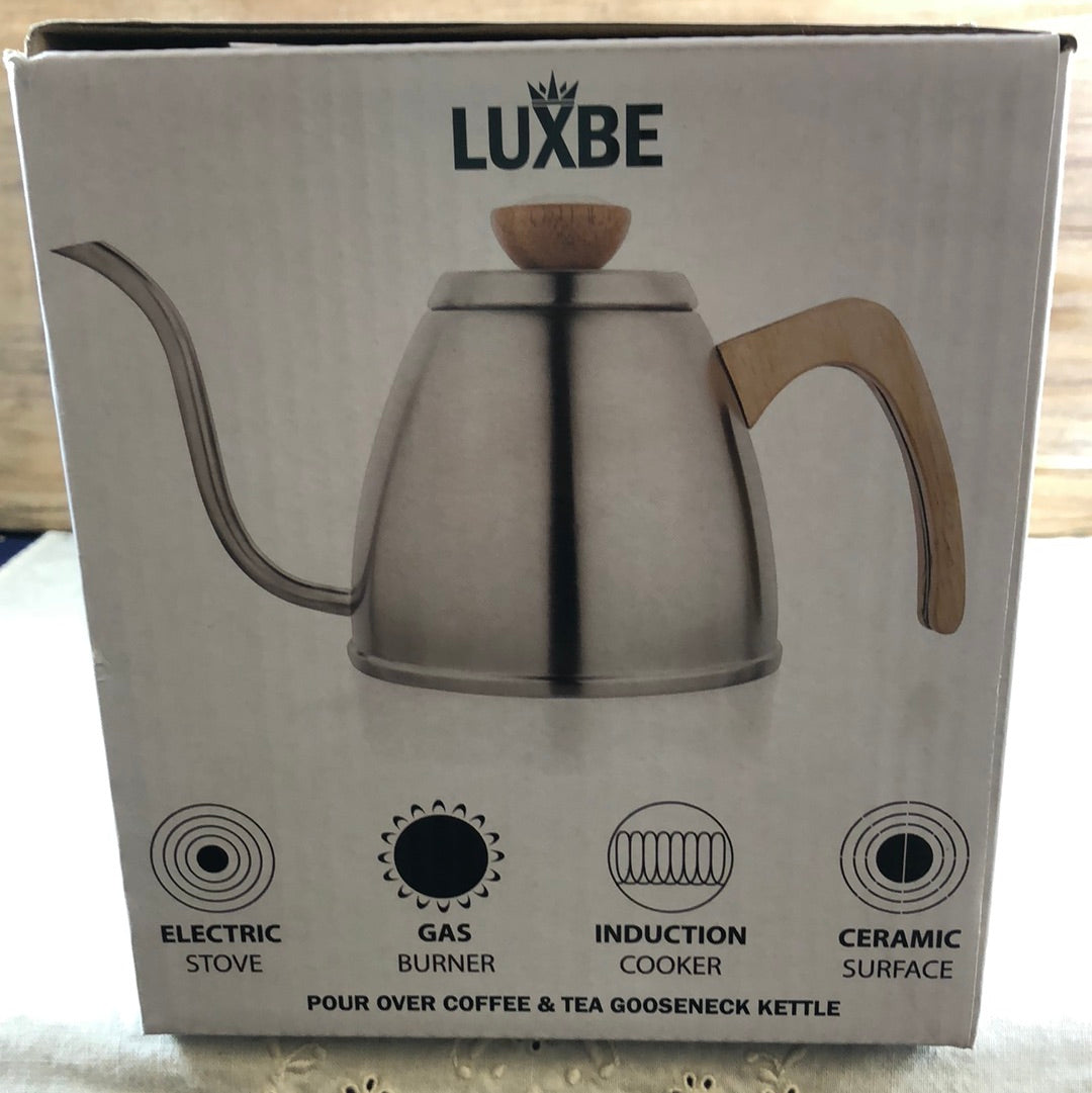 Luxbe Gooseneck Water Kettle, 40oz Stovetop – Walnut Street Tea Co.