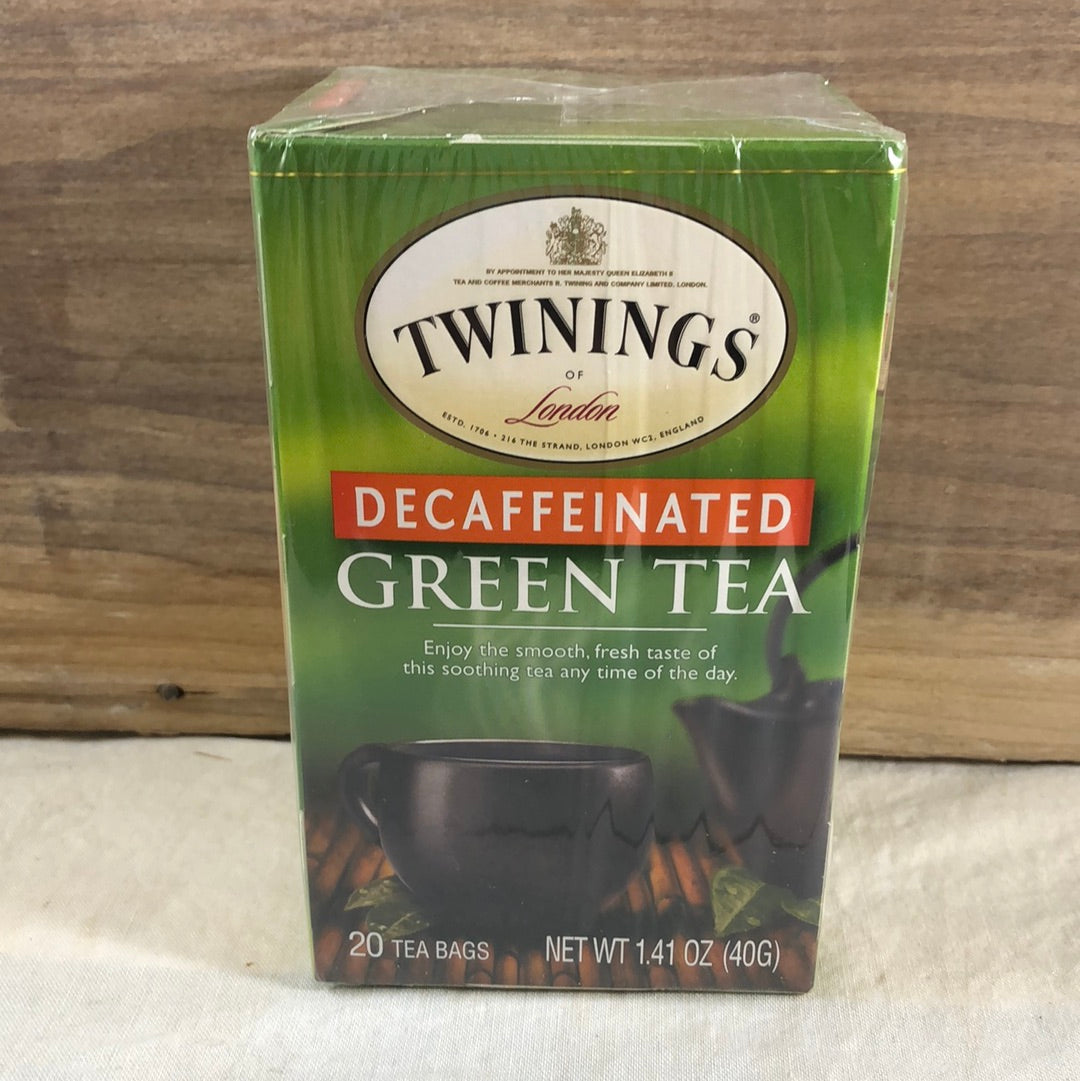 Twinings DECAF Green, 20 ct. – Walnut Street Tea Co.