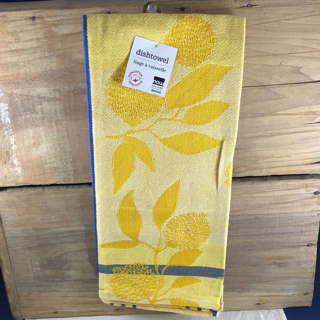 Now Designs Jacquard Tea Towel, Lemons