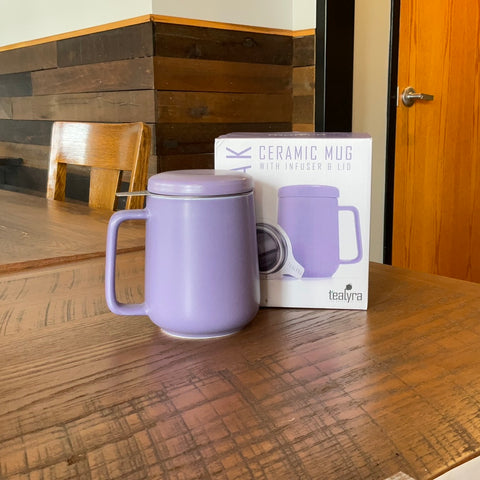 Tealyra Ceramic Mug - Purple