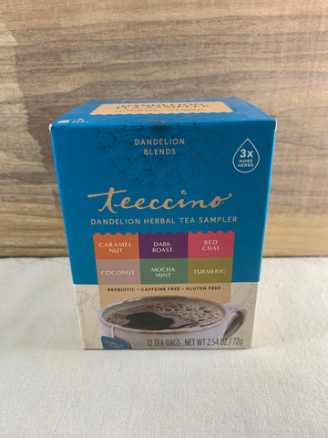 Teeccino, Dandelion Herbal Tea Sampler