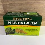 Bigelow Matcha Green with Turmeric, 18ct
