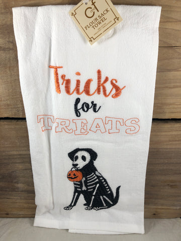 C&F Tricks for Treats Dog Towel