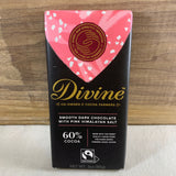 Divine Dark Chocolate with Pink Himalayan Salt 60%
