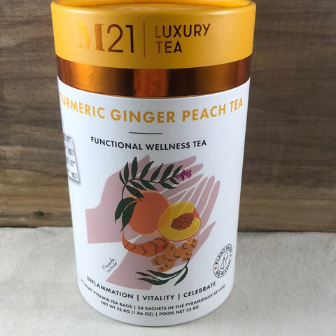 Metropolitan Tea Company, Luxury Tea, Turmeric Ginger Peach