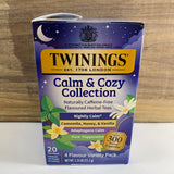 Twinings Calm Cozy Collection, 20 ct