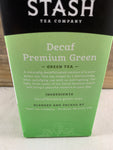 Stash Decaf Premium Green, 18 ct.