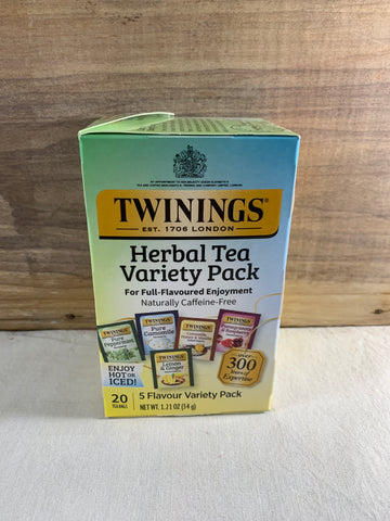 Twinings Herbal Tea Variety Pack, 20 ct.
