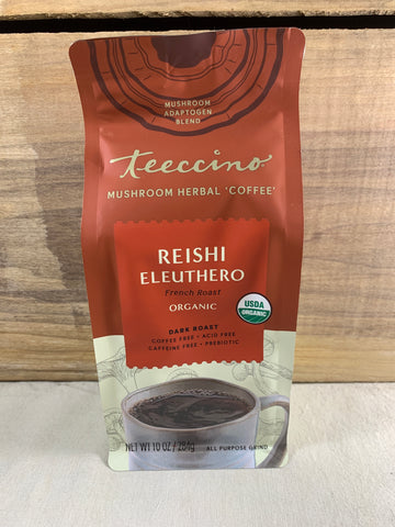 Teeccino, Reishi Eleuthero, Dark Roast