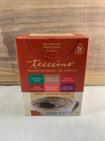 Teeccino, Mushroom Herbal Tea Sampler