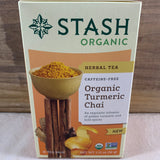 Stash Organic Turmeric Chai Herbal, 20 ct.