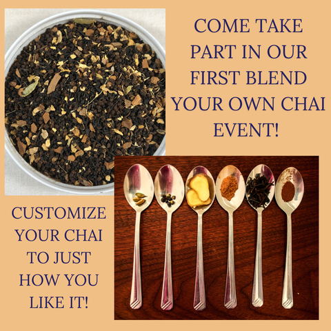 Blend Your Own Chai Event