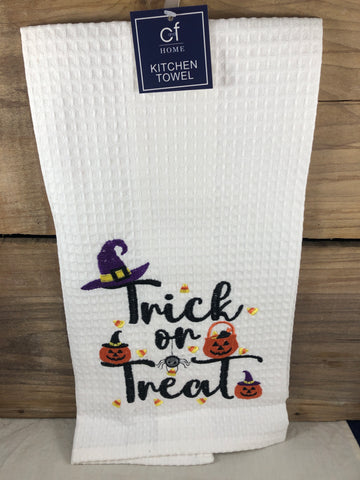 C&F Trick or Treat Towel Waffle