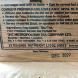 Metropolitan Tea Company Shakespeare English Breakfast, 25 ct.