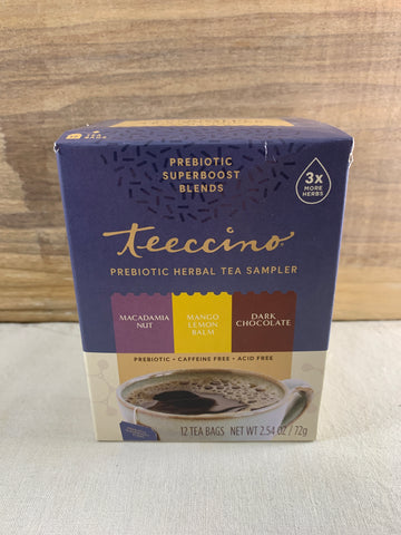 Teeccino, Prebiotic Herbal Tea Sampeler