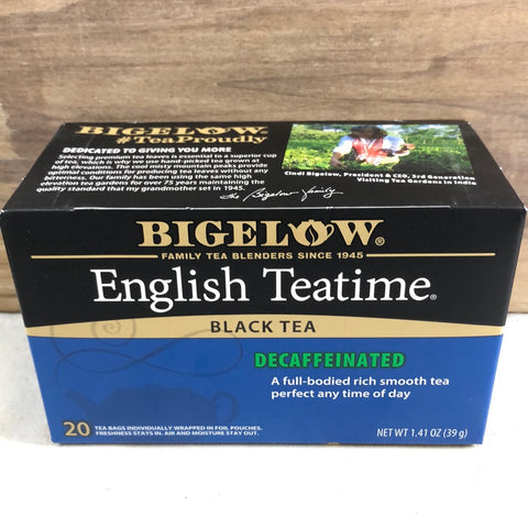 Bigelow English Teatime Decaf 20 ct.