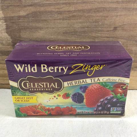 Celestial Seasonings Wild Berry Zinger, 20 ct.