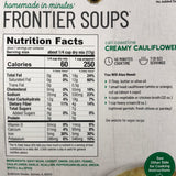 Frontier Soups Creamy Cauliflower