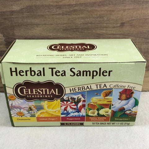 Celestial Seasonings Herbal Tea Sampler 18 ct.
