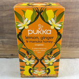 Pukka Lemon, Ginger & Manuka Honey, 20ct.