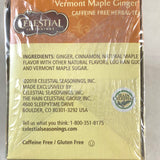 Celestial Seasonings Vermont Maple Ginger, 20 ct.
