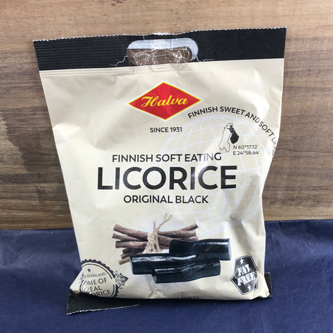 Halva Finnish Soft Black Licorice, 7 oz bag
