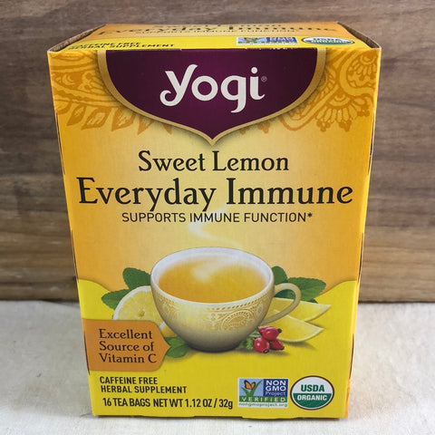 Yogi Sweet Lemon, Everyday Immune, 16 ct.