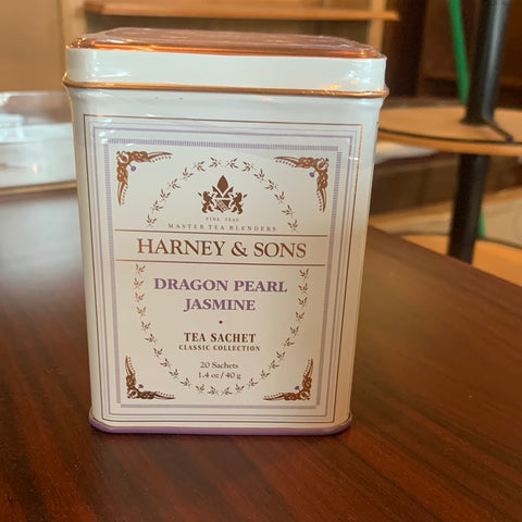 Harney & Sons Dragon Pearl Jasmine Tea Sachet Tin 20 ct.