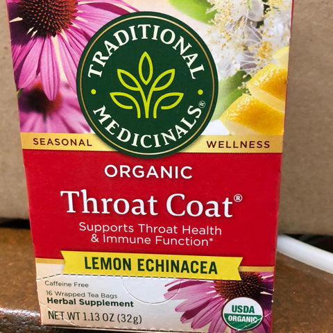 Traditional Medicinals Throat Coat Lemon