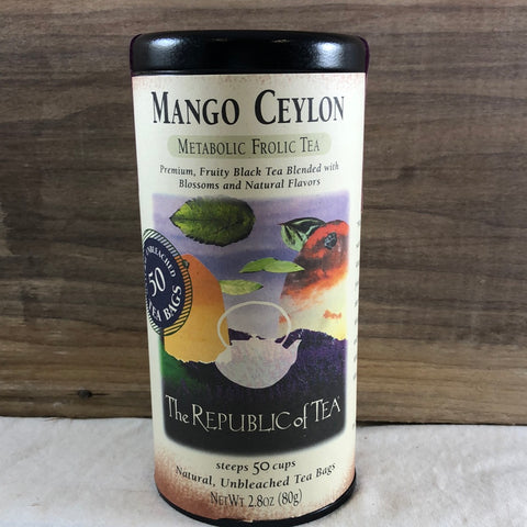 Republic Of Tea Mango Ceylon, 50 ct.