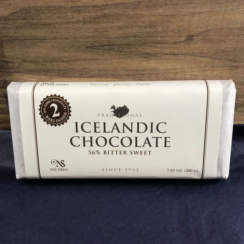 Icelandic Chocolate 56% Bitter Sweet