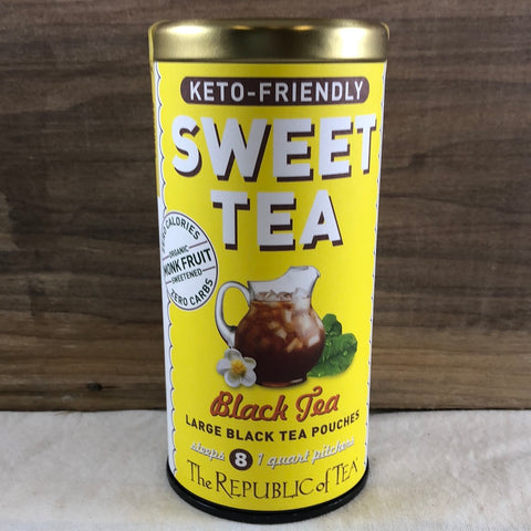 Republic Of Tea Black Sweet Tea Keto-Friendly, 8 pouches