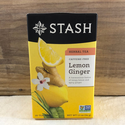 Stash Lemon Ginger Herbal, 20 ct.
