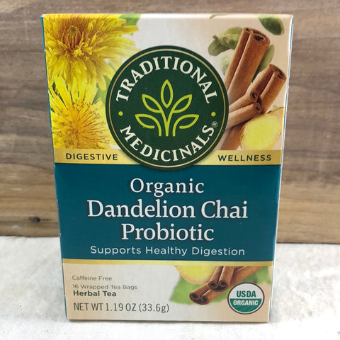 Traditional Medicinals Roasted Dandelion Chai, 16 ct.