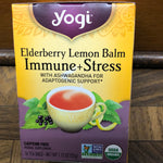 Yogi Elderberry Lemon Balm, Immune+Stress, 16 ct.