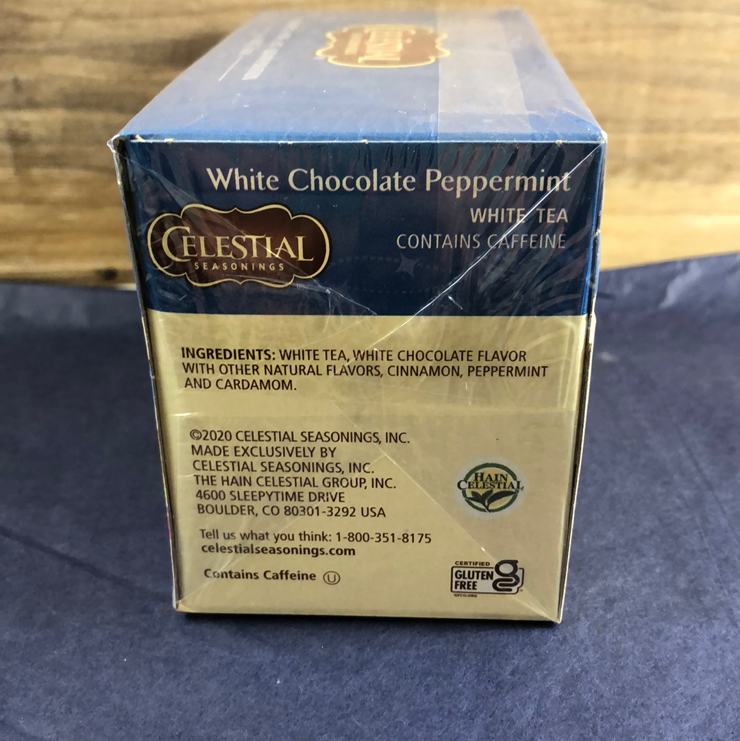 Celestial Seasonings White Chocolate Peppermint, 20 ct. Walnut Street