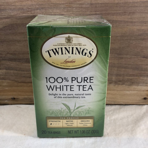 Twinings 100% Pure White, 20 ct.