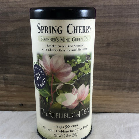 Republic Of Tea Spring Cherry Green Tea, 50 ct.