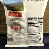 Specialita La Italiane, Hard Filled Candies, Red Orange from Sicily Italy
