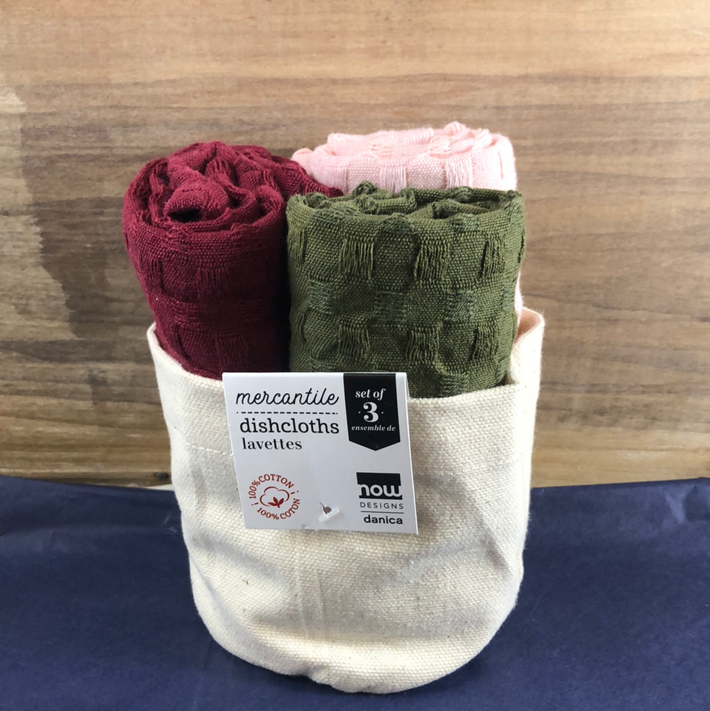 Now Designs by Danica Floursack Dishtowels (Set of 3) | Wine, Maize &  Midnight