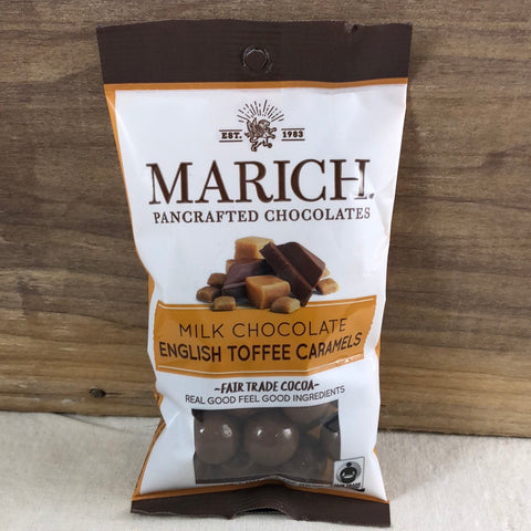 Marich Milk Chocolate English Toffee Caramels, 2.1 oz.