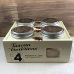 GHA Tuscan Traditions 4pk Preserve Jars