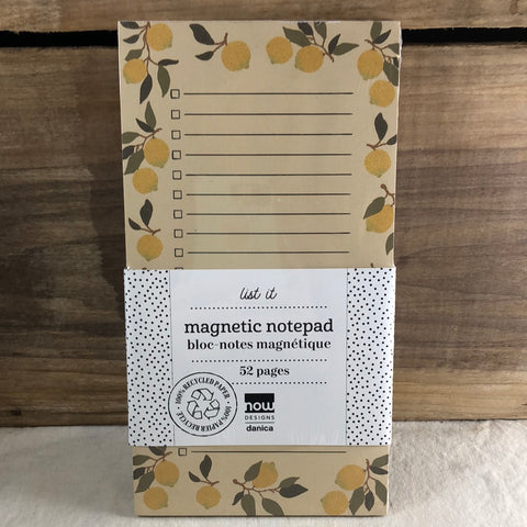 DANICA Magnetic Notepad Lemons