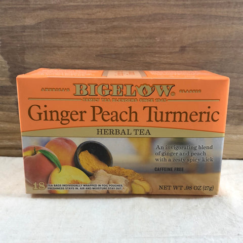 Bigelow Ginger Peach Turmeric 18 ct.