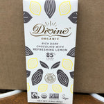 Divine Dark Chocolate w/ Lemon 85%
