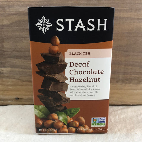 Stash Decaf Chocolate Hazelnut, 18 ct.