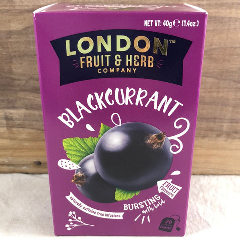 London Fruit & Herb Blackcurrant Bracer, 20 ct.