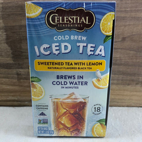 Celestial Seasonings Cold Brew Sweet Lemon 18 ct.